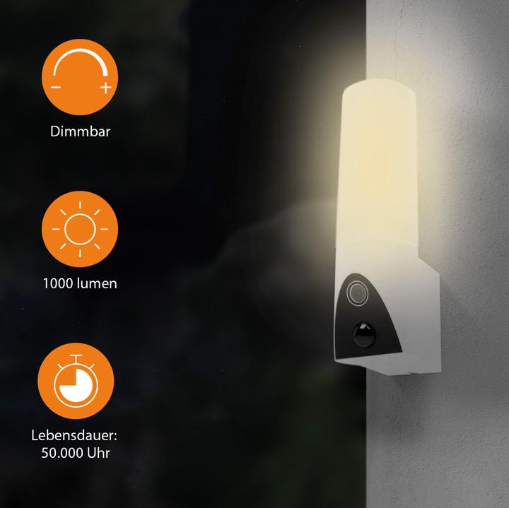 Immagine prodotto Smartwares CIP-39902 Beveiligingscamera - Risoluzione 2304 x 1296 - 135 Zichthoek - Wifi - Wit - Amazon Alexa (2304 x 1296 Pixels)