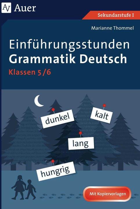 Produktbild Einführungsstunden Grammatik Deutsch 5-6 (Deutsch, Marianne Thommel, 2022)