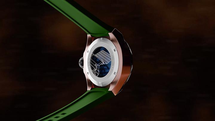 Actual product image Nubeo NB-6075-0B Men's Messenger Tourbillon Limited 52mm 10ATM