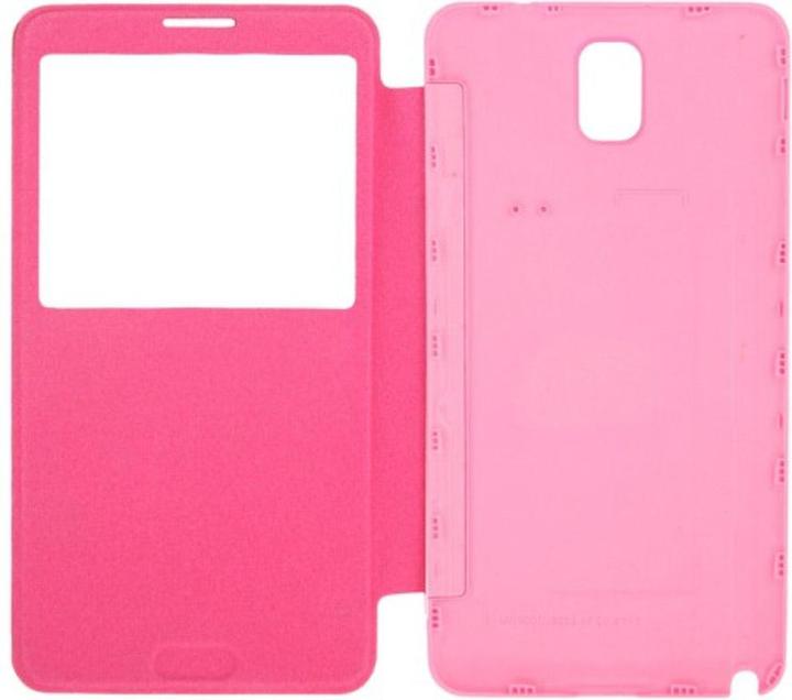 Produktbild König Design Handyhülle Tasche Flipcover mit Fenster für Samsung Note 3 / N9000 (Samsung Galaxy Note 3 N9000, Samsung Galaxy Note 3)