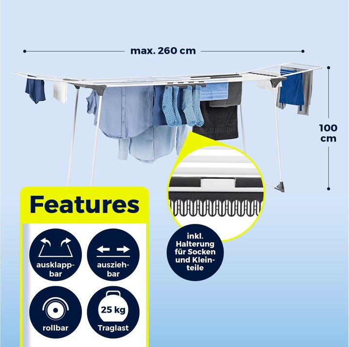 Produktbild Easymaxx Standtrockner 25 m (25 m)