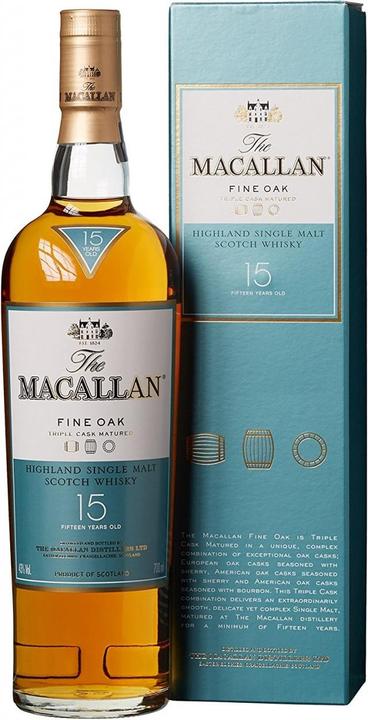 Image du produit Macallan 15 ans Fine Oak (Single Malt, Scotch Whisky, 1 x 70 cl)