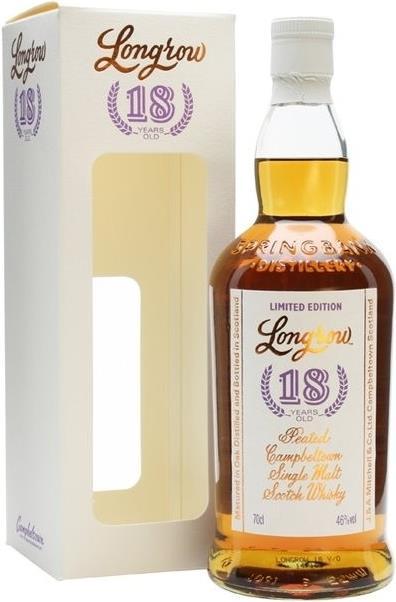 Produktbild Longrow 18 Years (Single Malt, Scotch Whisky, 1 x 70 cl)