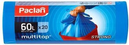Actual product image Paclan Bin Bags Multitop 60l 24pcs Hdpe (24 x, 60 l)