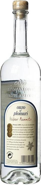 Actual product image Ouzo Plomari Ouzo (1 x 70 cl)
