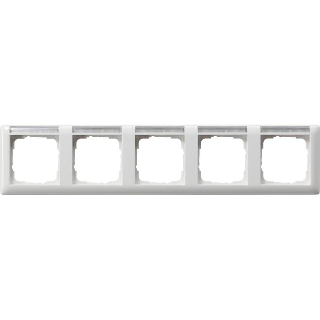 Gira, Zubehör Schalterprogramm, Standard 55. Produktfarbe: Weiss, Material: Thermoplast, Design: Schraubenlos. Breite: 8...