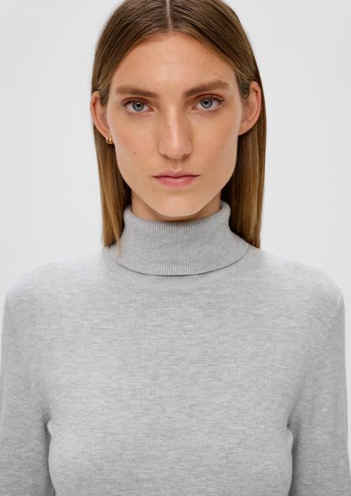 Produktbild S.Oliver Strickpullover Rollkragenpullover aus Viskosemix (44)