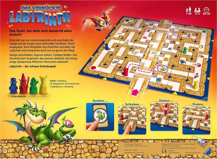 Actual product image Ravensburger The Crazy Labyrinth (German)