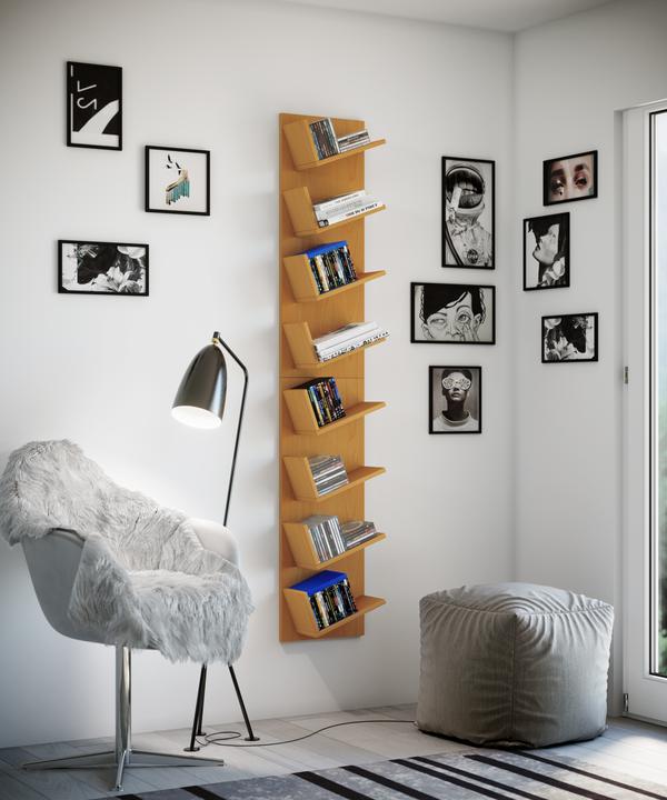 Actual product image VCM Wood wall shelf Lansi Maxi (180 x 33 x 16 cm)