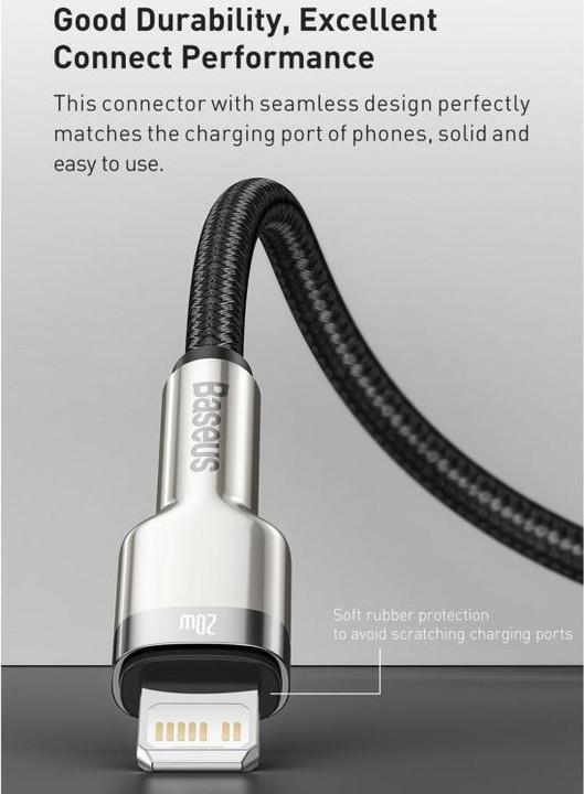 Productafbeelding Baseus USB C – Lightning (2 m, USB 2.0, 20 W)