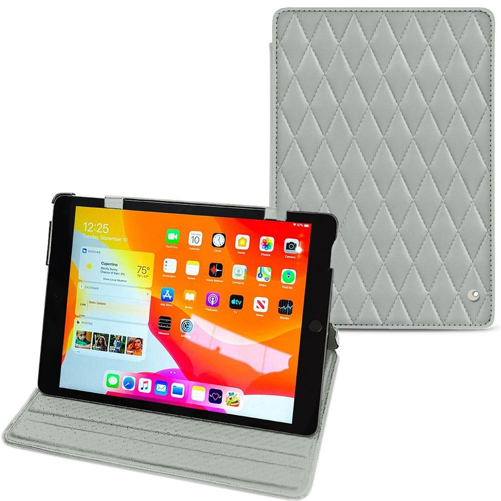 Thumbnail - Noreve Lederschutzhülle horizontal (iPad 10.2 2019), Tablet Hülle, Grau