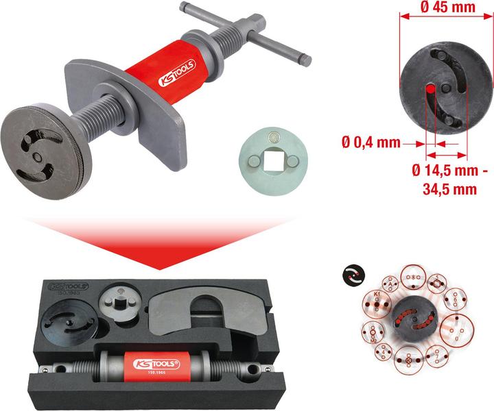 Actual product image KS Tools Bremskolben-Rückstell-Werkzeug-Satz