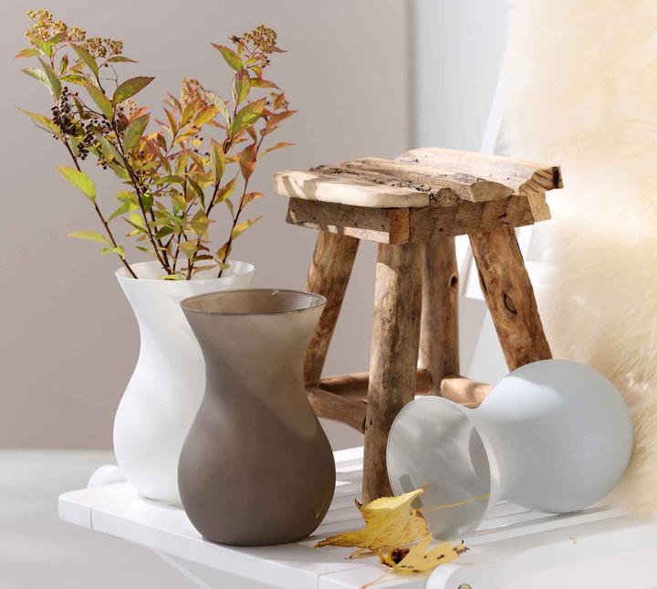 Produktbild Ritzenhoff & Breker Blumenvase "ANNALENA", grau-matt (1 x, 12 x 12 x 18 cm)