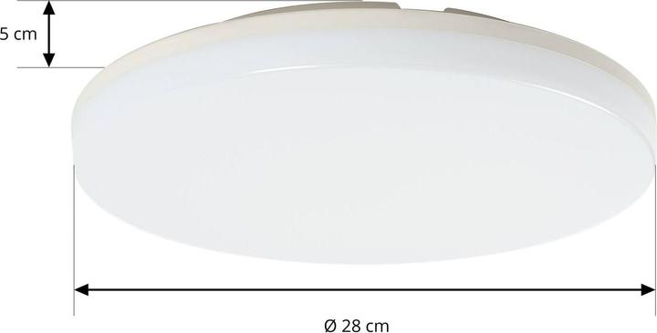 Produktbild Prios Artin LED-Deckenlampe, rund, 28 cm (2160 lm)