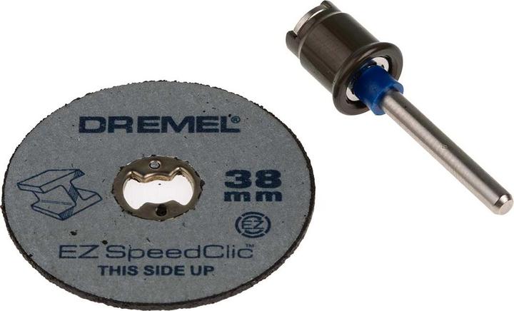 Produktbild Dremel EZ SpeedClic Starter-Set (SC-Aufspanndorn, 2 Metall-Trennscheiben Ø 38,0 mm)