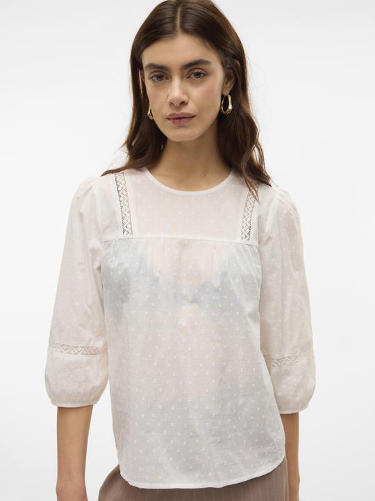 Produktbild Vero Moda Vmtrine 3/4 Lace Top Wvn Ga Noos (L)