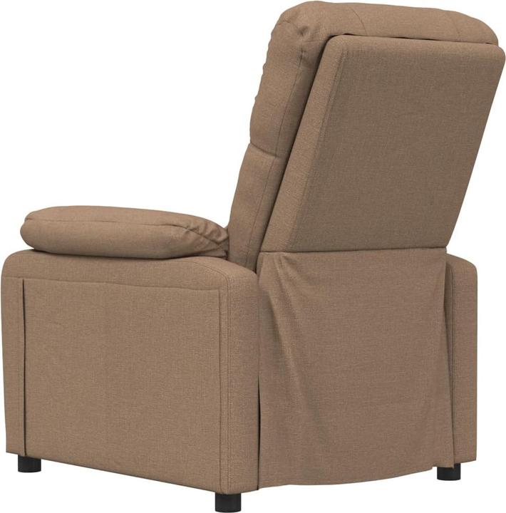 Produktbild vidaXL Massagesessel Fernsehsessel Relaxsessel Sessel Liegesessel Braun Stoff