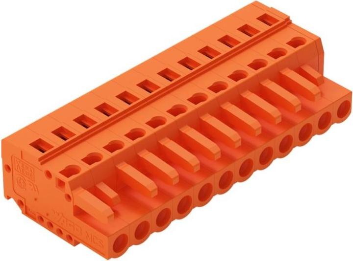 Actual product image Wago MCS-MIDI 5.08mm terminal block plug,12P