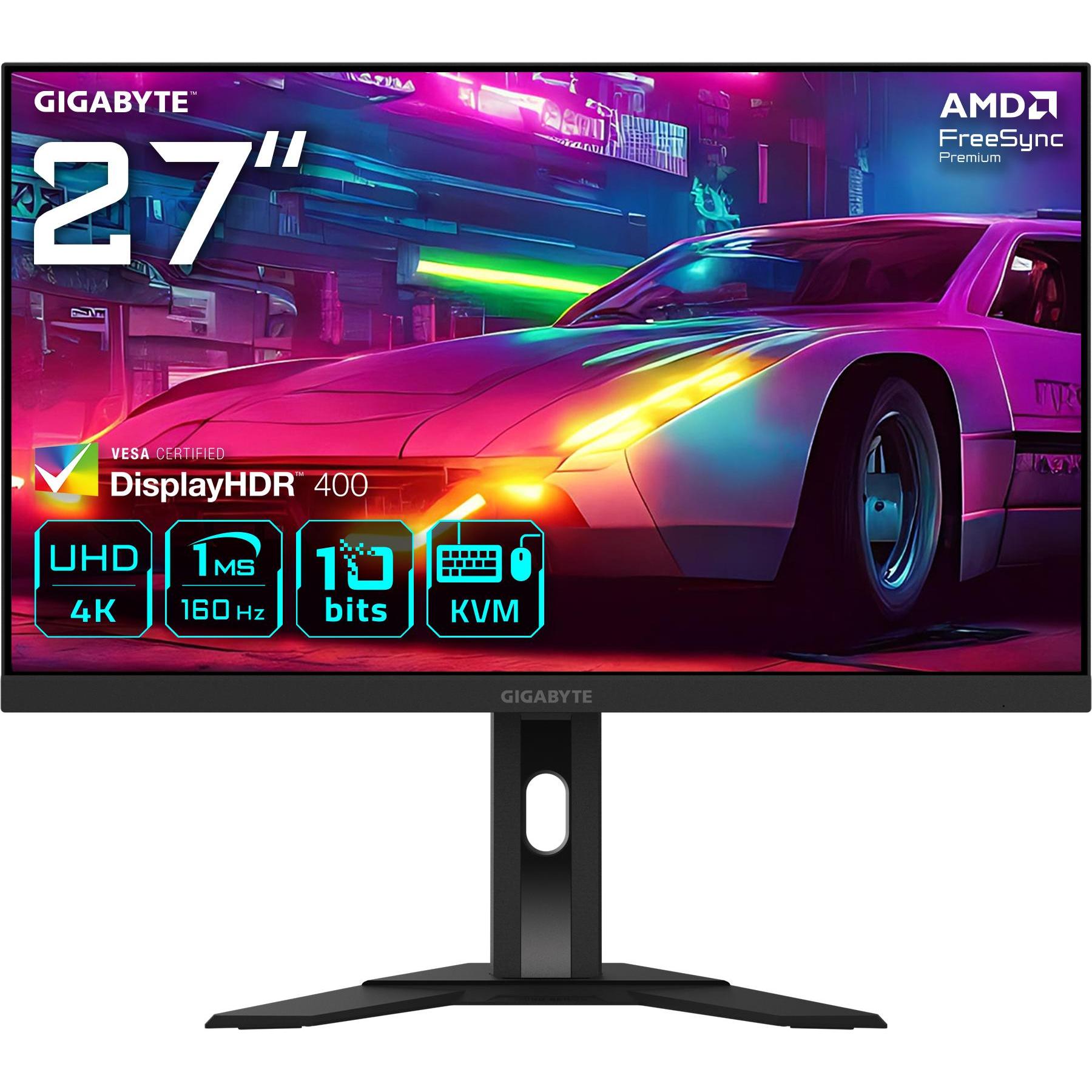 Gigabyte M27UA (3840 x 2160 Pixel, 27"), Monitor, Schwarz