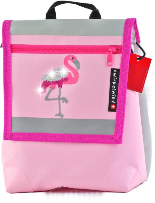 Produktbild Cwirbelwind Kindergartenrucksack Flamingo Glitzer