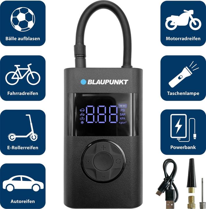 Produktbild Blaupunkt Akku-Luftpumpe TPM 124