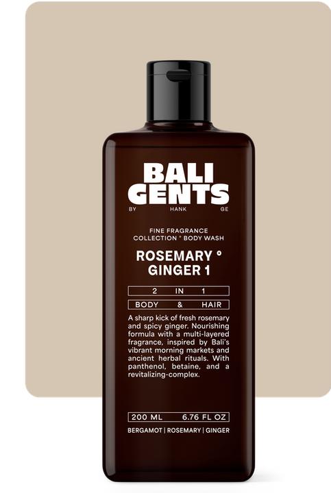Produktbild Bali Gents Rosemary Ginger (200 ml)