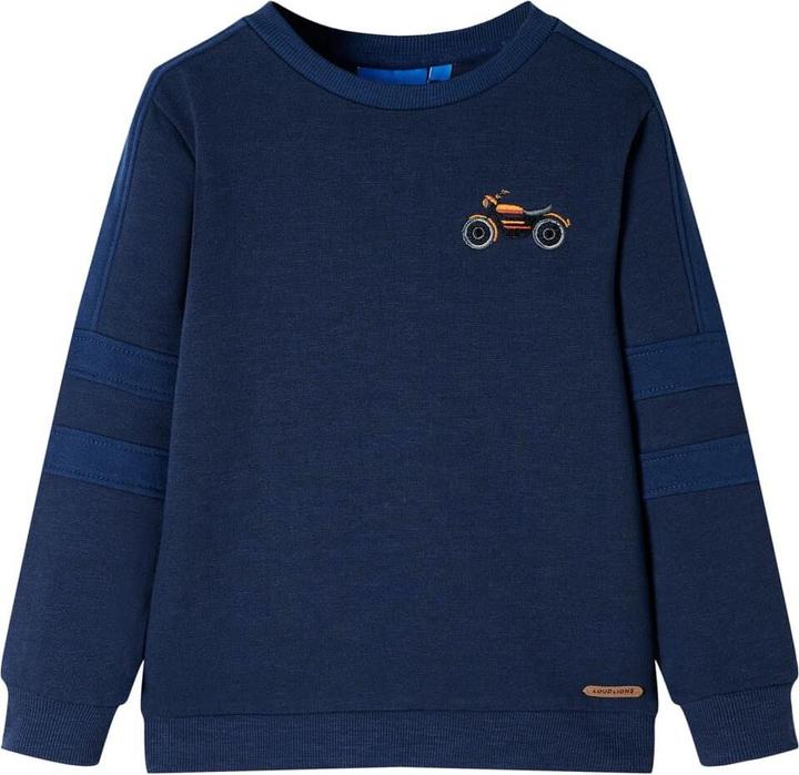 Produktbild VidaXL Kinder-Sweatshirt Marineblau Melange 116,Material: 92 (116)