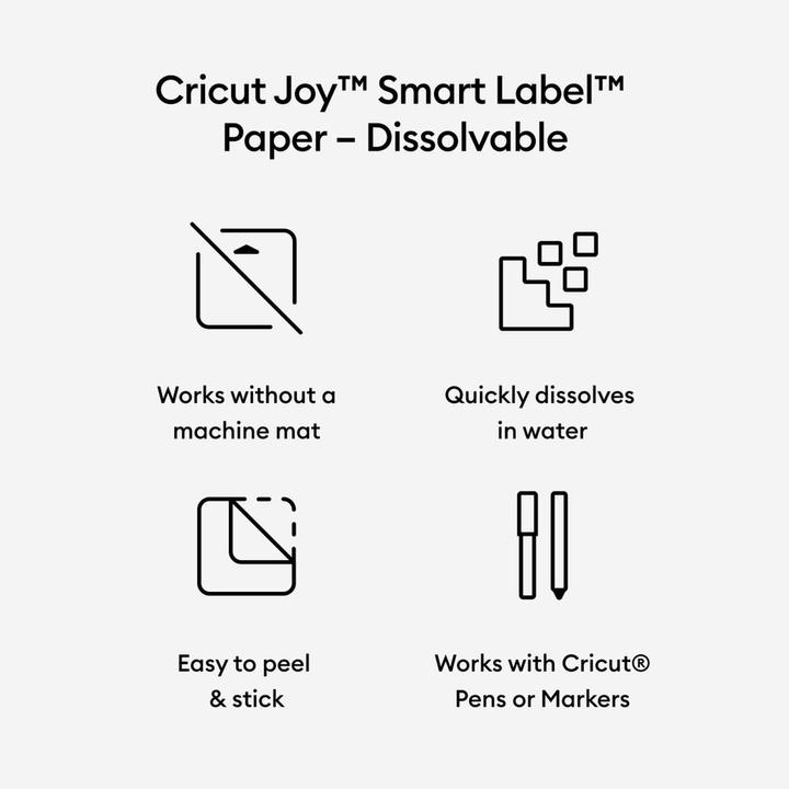 Image du produit Cricut Film Smart Label Joy détachable 14 x 91 cm