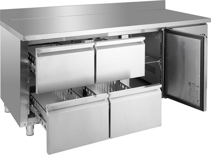 Immagine prodotto Gastro Hero Tavolo refrigerante ECO / con backsplash - / (600 l)