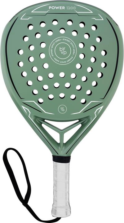 Actual product image Luxtri Padel Racket Power 1200 Diamond Shape Green 360g Carbon Fibre EVA Padel Tennis