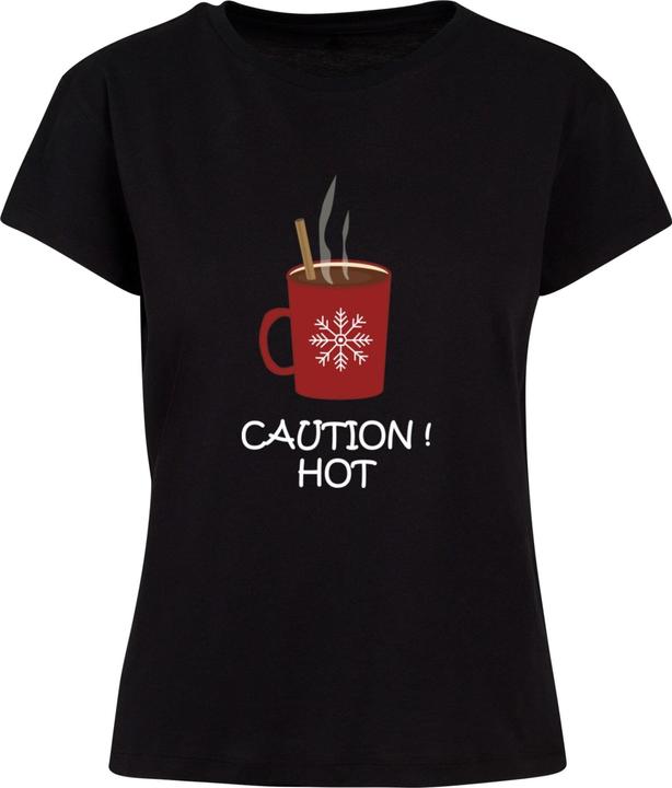 Produktbild Merchcode Ladies Caution Hot Box Tee - 118267 (5XL)