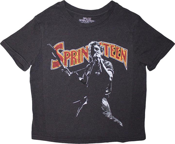 Actual product image Bruce Springsteen Womens/Ladies Pose Crop Top (M)
