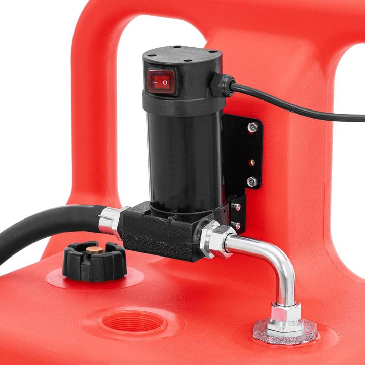 Actual product image MSW Mobile Tankstelle Tankanlage fahrbar Dieseltank Benzintank 120 l elektrisch
