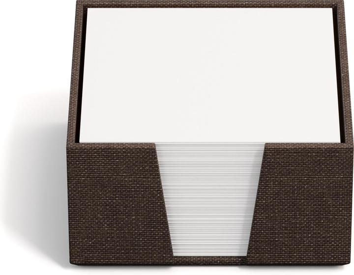Produktbild Bigso BOX Zettelkasten James 110x110mm 2711C4801 Leinen, braun