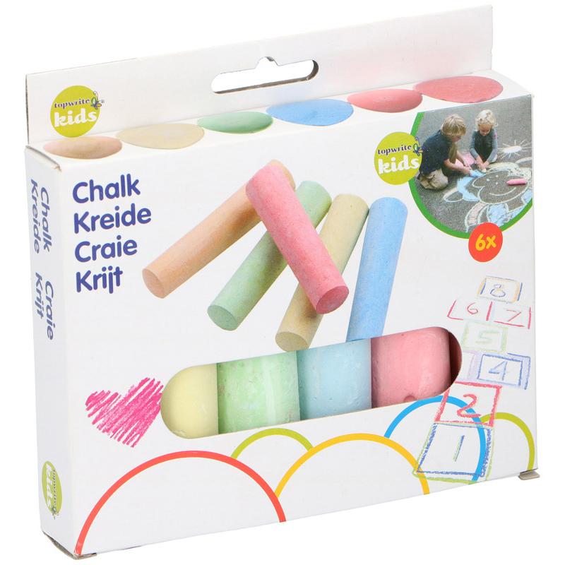 Thumbnail - Eddy Toys, Malstifte, Kreide (Multicolor, 6 x)