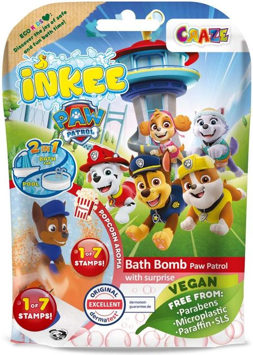 Actual product image Craze Bath Bomb Paw Patrol