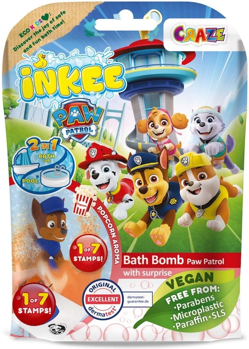 Image du produit Craze Boule de bain à débordement Inkee Paw Patrol