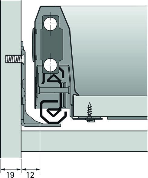 Actual product image Hettich Actro Silent System