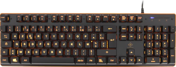 Actual product image Deltaco Clavier Gamer GAM-021 LED orange (Noir) (FR, Cable)