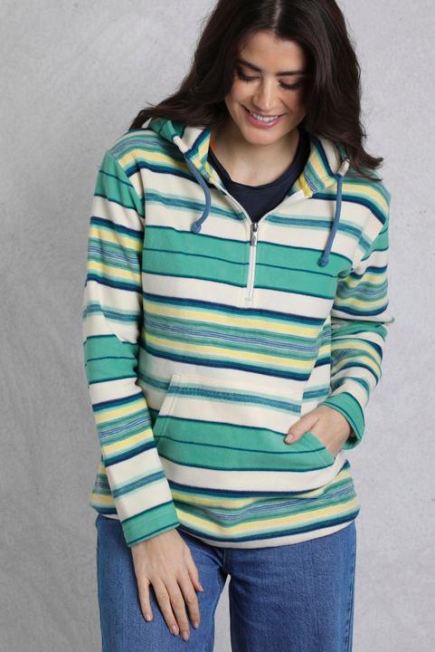 Produktbild Weird Fish Lana Kapuzenpullover mit kurzem Reissverschluss (34)