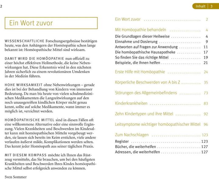 Produktbild Homöopathie für Kinder (Deutsch, Sven Sommer, 2015)