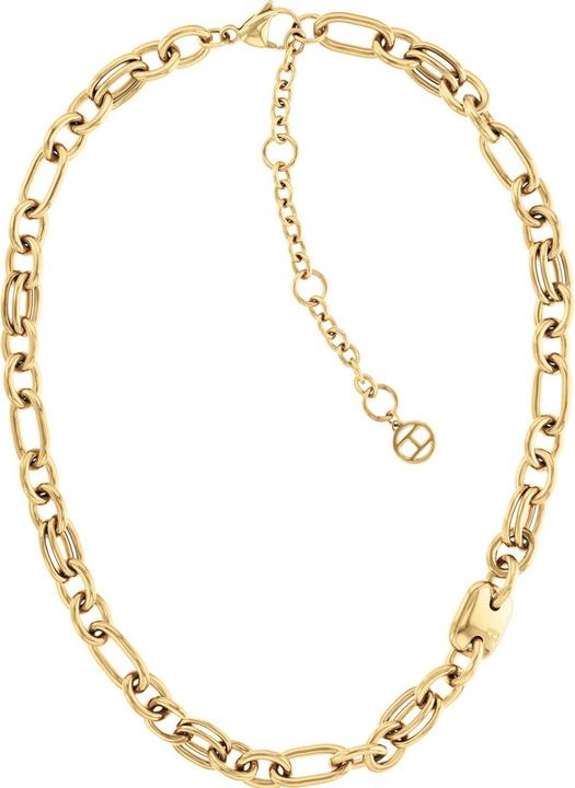 Immagine prodotto Tommy Hilfiger Collana a catena con maglie a contrasto (Acciaio inossidabile, 45 cm)