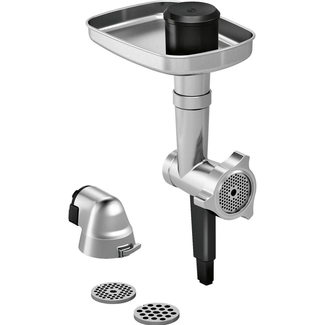 Bosch Hausgeräte MUZ9FW1, Mixer/food processor drum set, Schwarz, Metallisch, OptiMUM, 2 kg, Fleischwolf, Schwarz