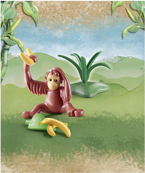 Image du produit Playmobil 71074 Wiltopia - Bébé Orang-outan (71074, Playmobil Wiltopia)