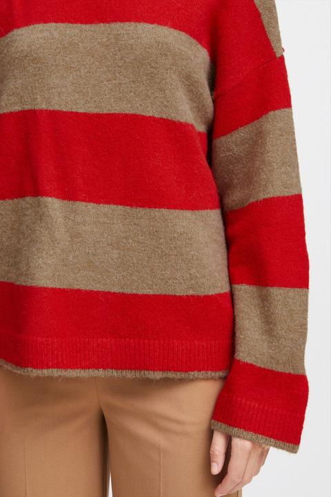 Actual product image B.young BYOMARTHA STRIPE JUMPER - 20813889 (L)