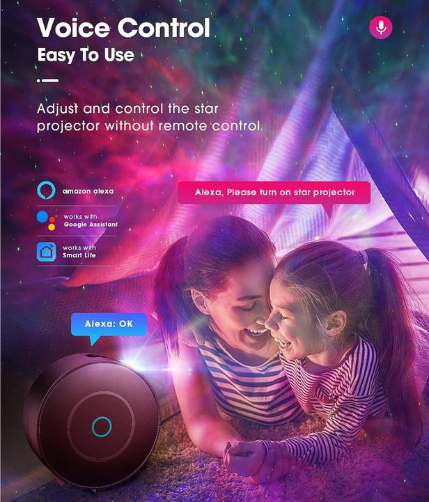 Image du produit Lumina Swiss LED Ciel étoilé Projecteur Smart Noir