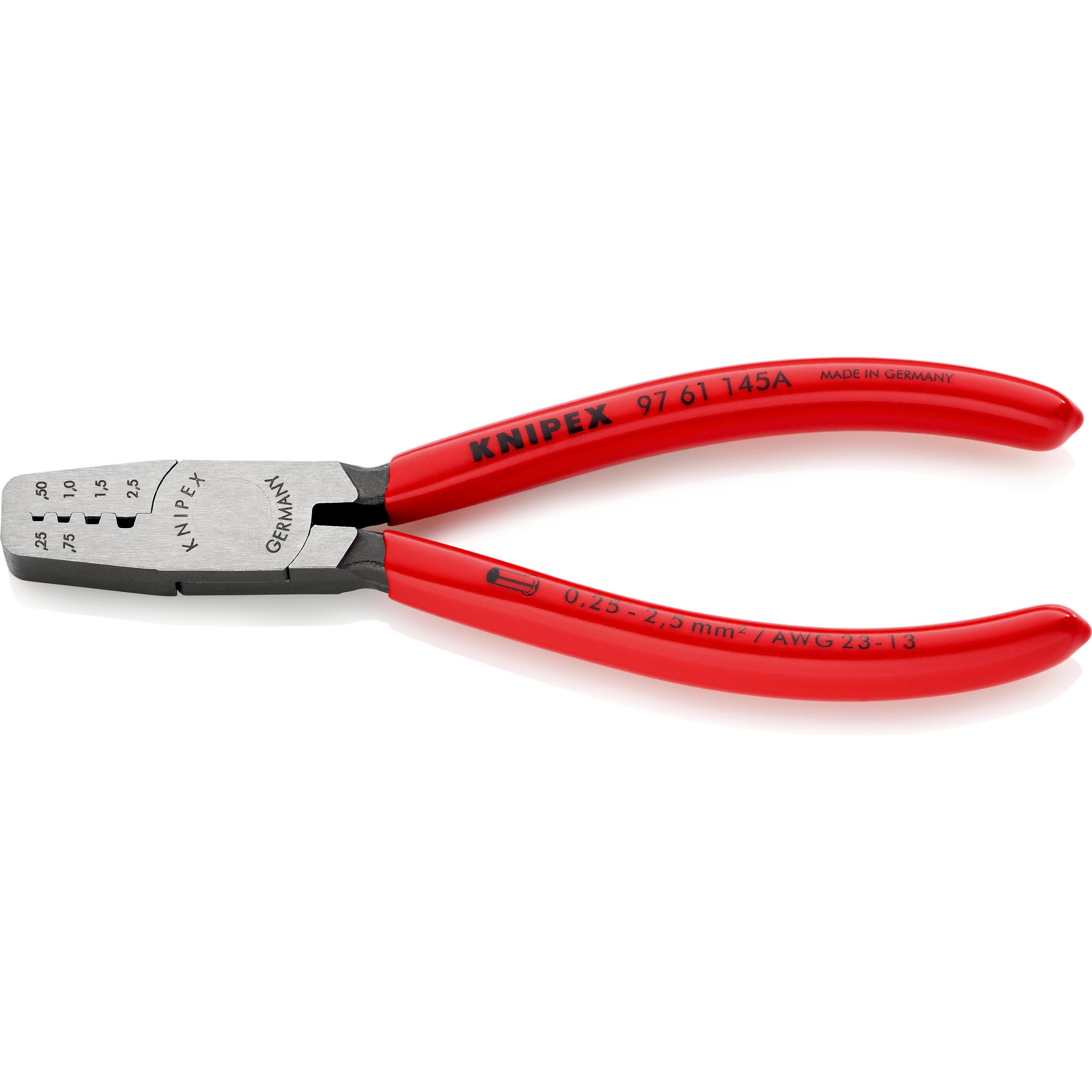 Knipex, Pinza, Crimpzange für Aderendhülsen (145 mm)