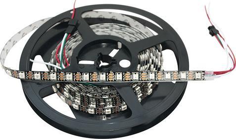 Produktbild Diamex 4-m-LED-Stripe,WS2812,60 LED/m,weisse Platine (RGB, 400 cm, Indoor, Outdoor)