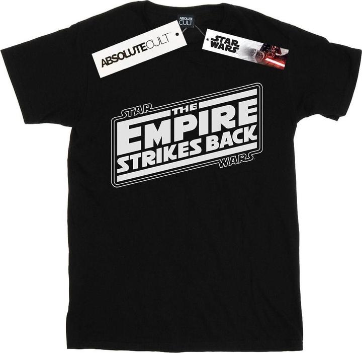 Immagine prodotto Star Wars The Empire Strikes Back Logo Maglietta Uomo (M)