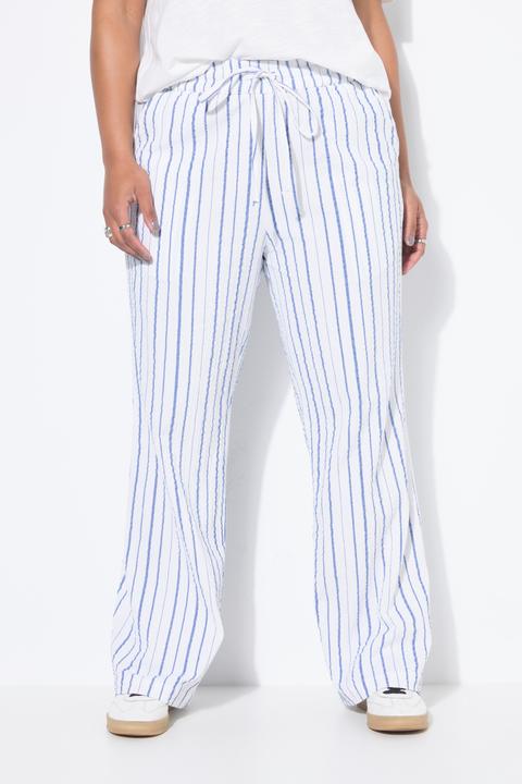 Produktbild Studio Untold Hose, Wide Legs, Krepp, Streifen (56)